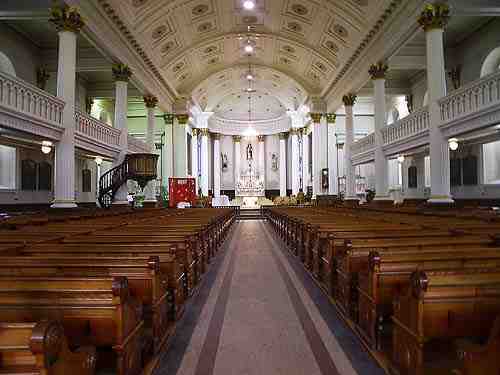 eglise, ste, rose, int